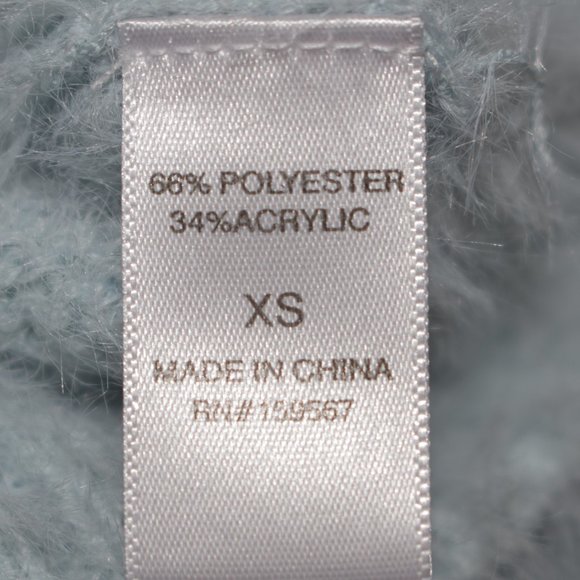 Sweet&sinful Blue Fuzzy Crop Tank Top & Sweater XS - Picture 8 of 9